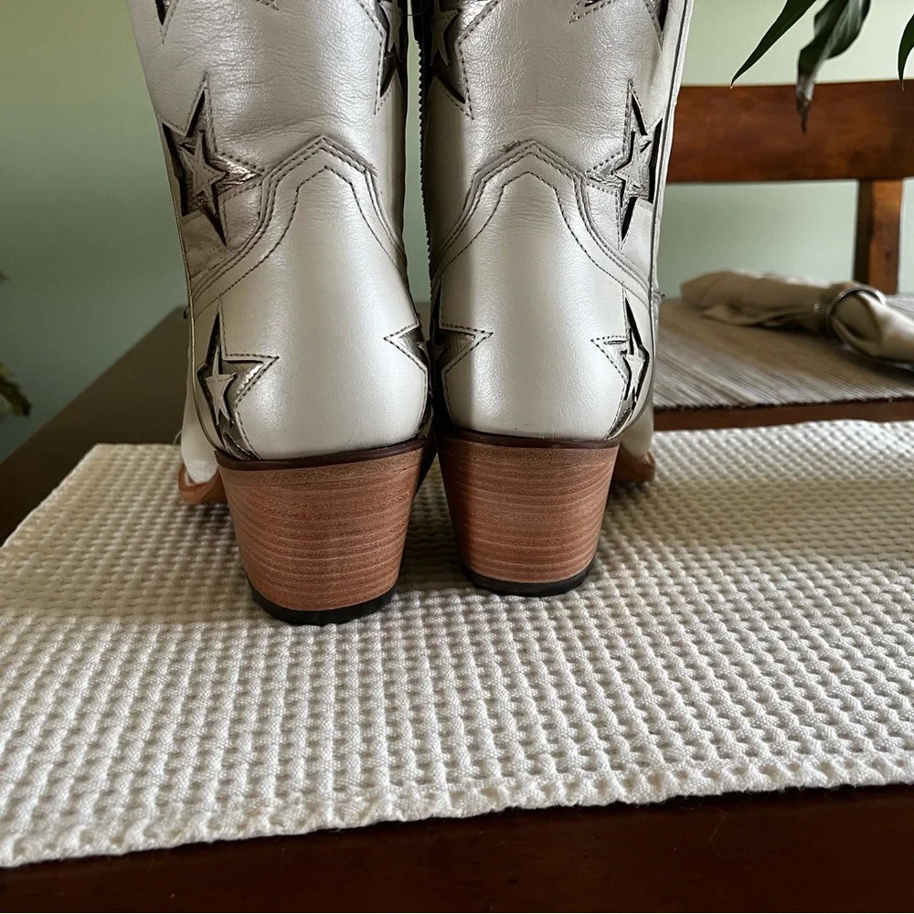 NWT Originally $350 Ariat Casanova Star X Toe Western Boot in Pearl Size 7 - Picture 9 of 13